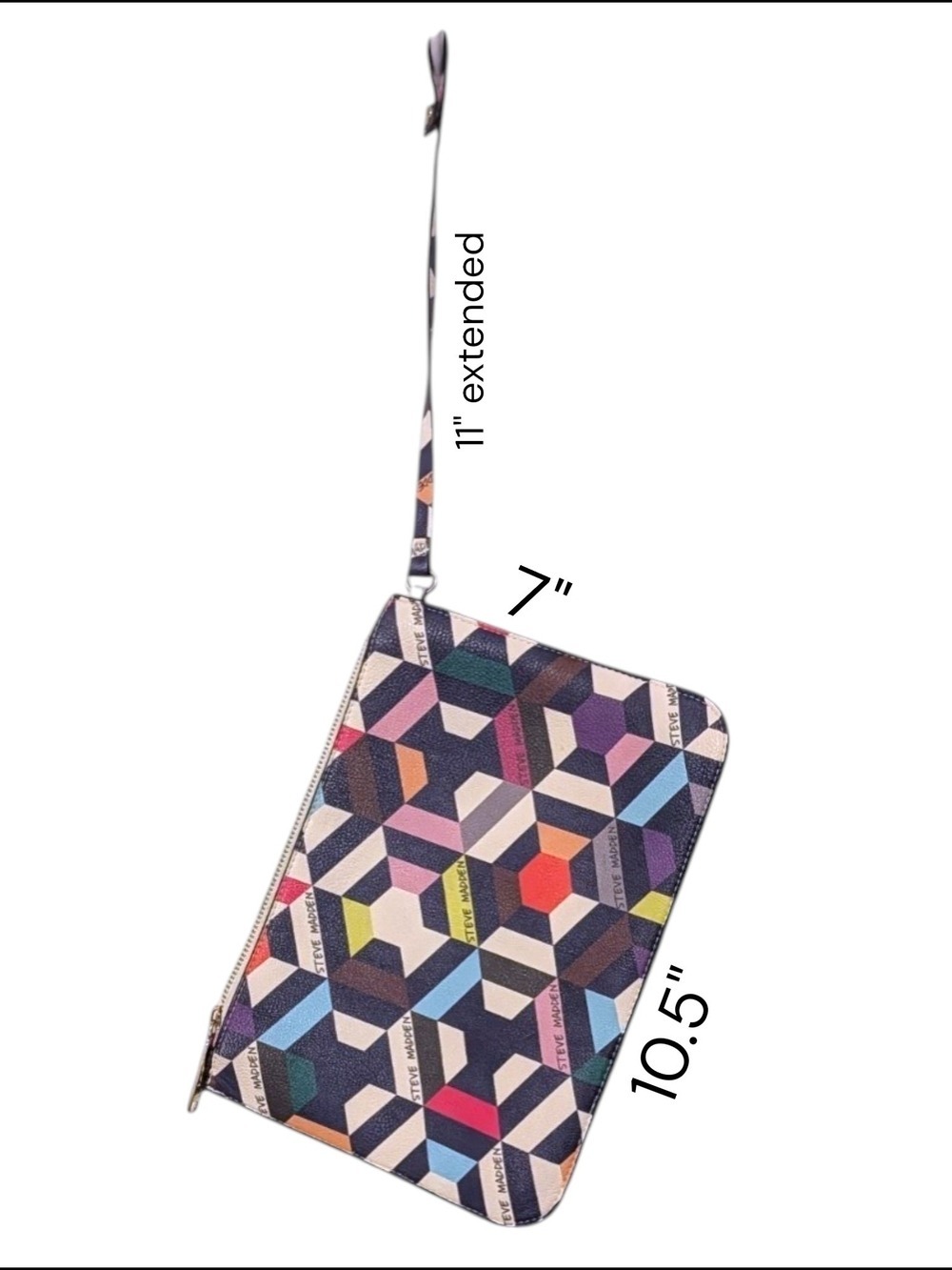 Steve Madden Multicolor Geometric Pouch - Picture 3 of 6
